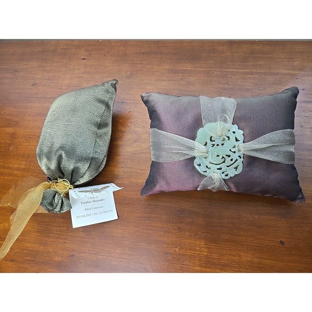 Fresh French Lavender Aromatherapy Sachet Pillow Ribbon Companionship‎ Longevity